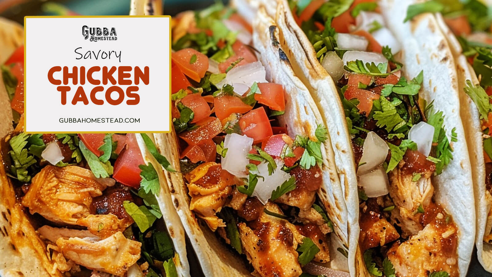 The BEST Chicken Tacos Recipe - Gubba Homestead