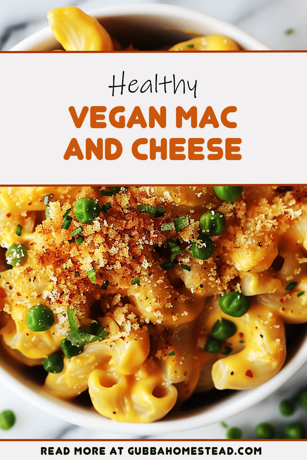Healthy Vegan Mac and Cheese