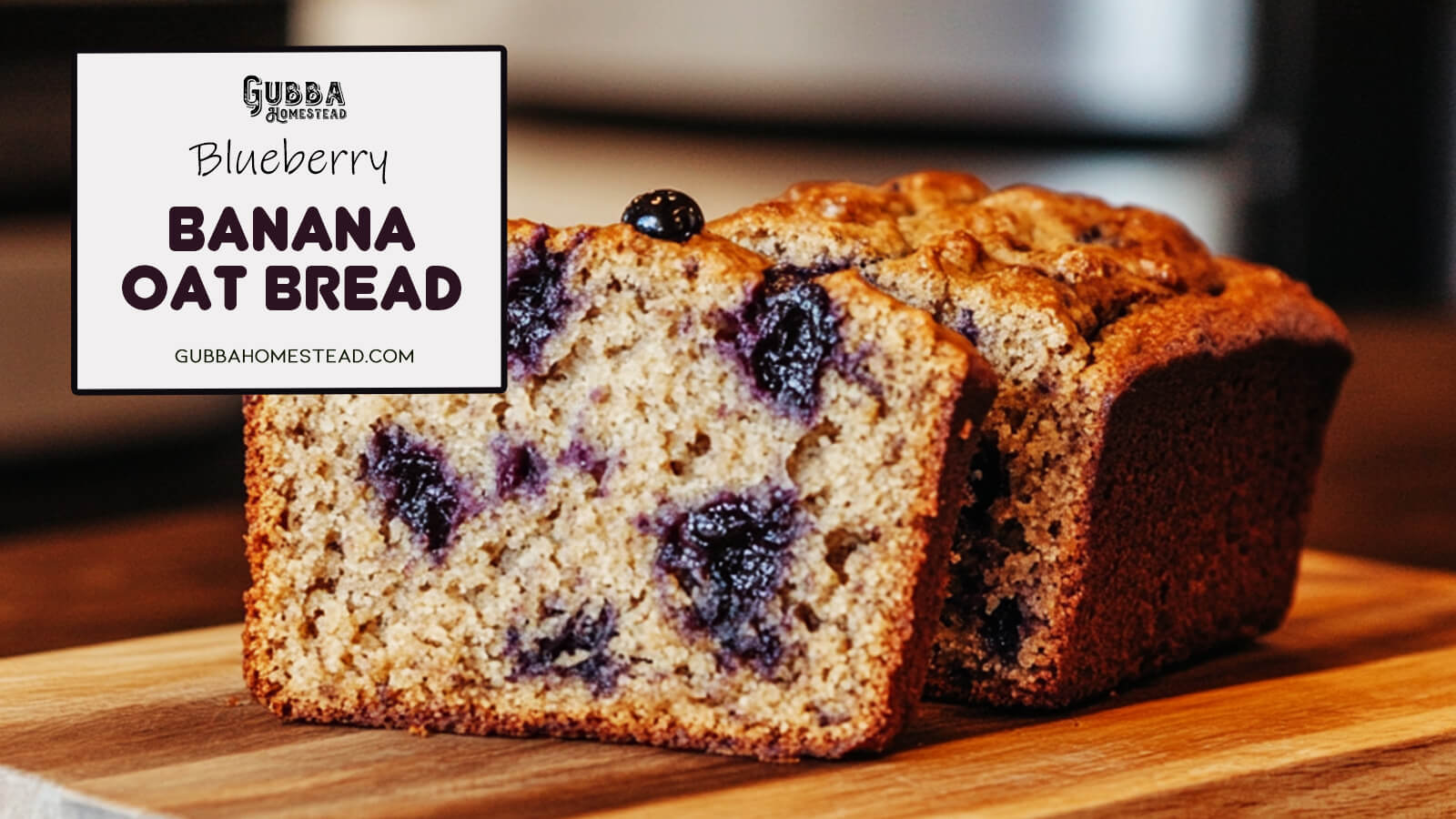 Scrumptious Blueberry Oat Banana Bread - Gubba Homestead