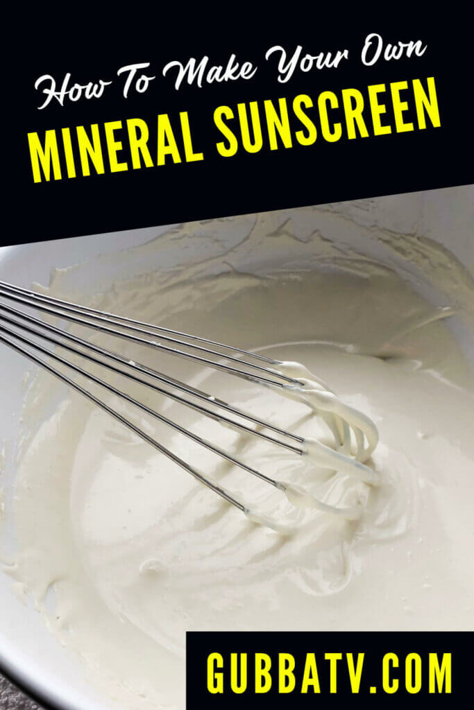 Mineral Sunscreen How to make your own DIY Sunscreen