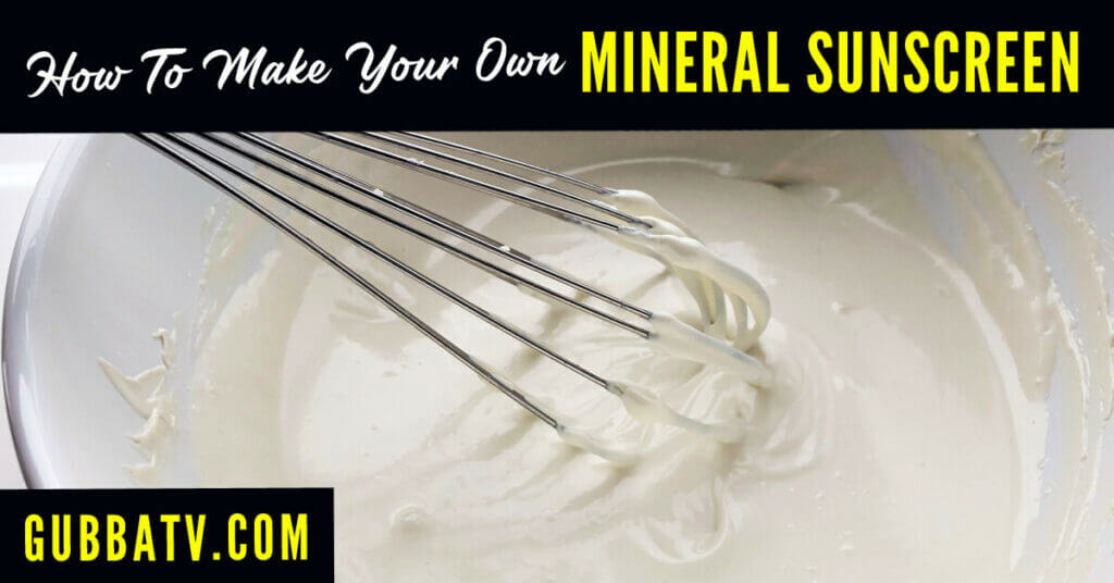 diy mineral sunscreen