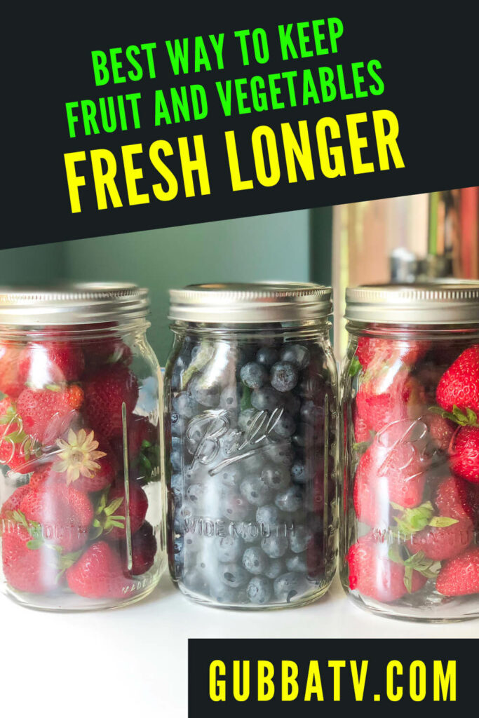 Best Way To Keep Fruit and Vegetables Fresh Longer