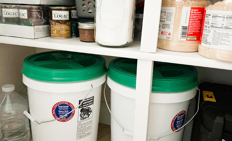 long term food storage with gamma lids