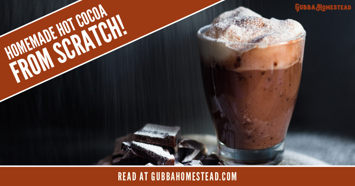 Homemade Hot Chocolate - Gubba Homestead
