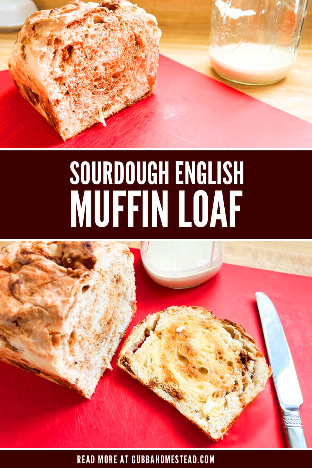 Sourdough English Muffin Loaf