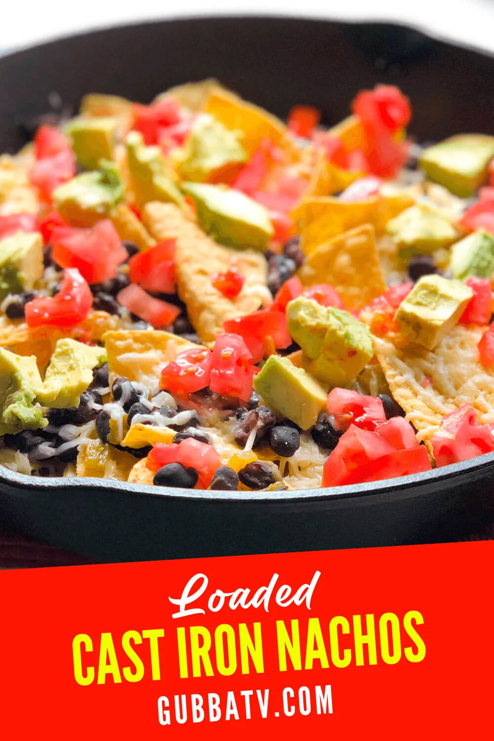 Loaded Cast Iron Nachos