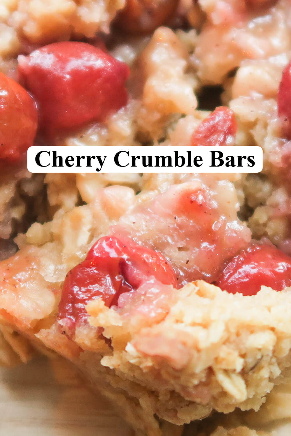 Cherry Crumble Bars