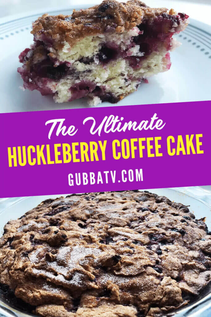 The Ultimate Huckleberry Coffee Cake