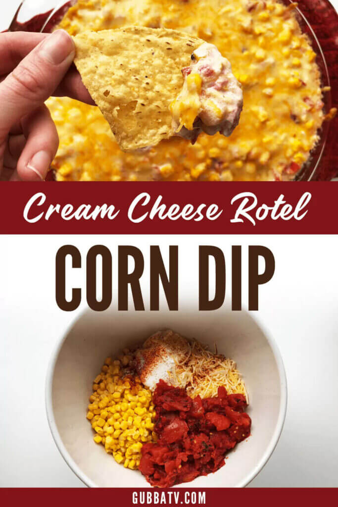 Cream Cheese Rotel Corn Dip