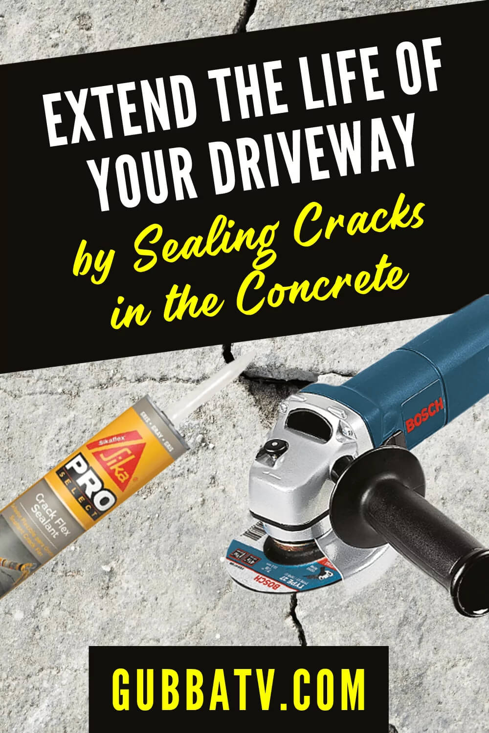 Extend the Life of Your Driveway by Sealing Cracks in the Concrete