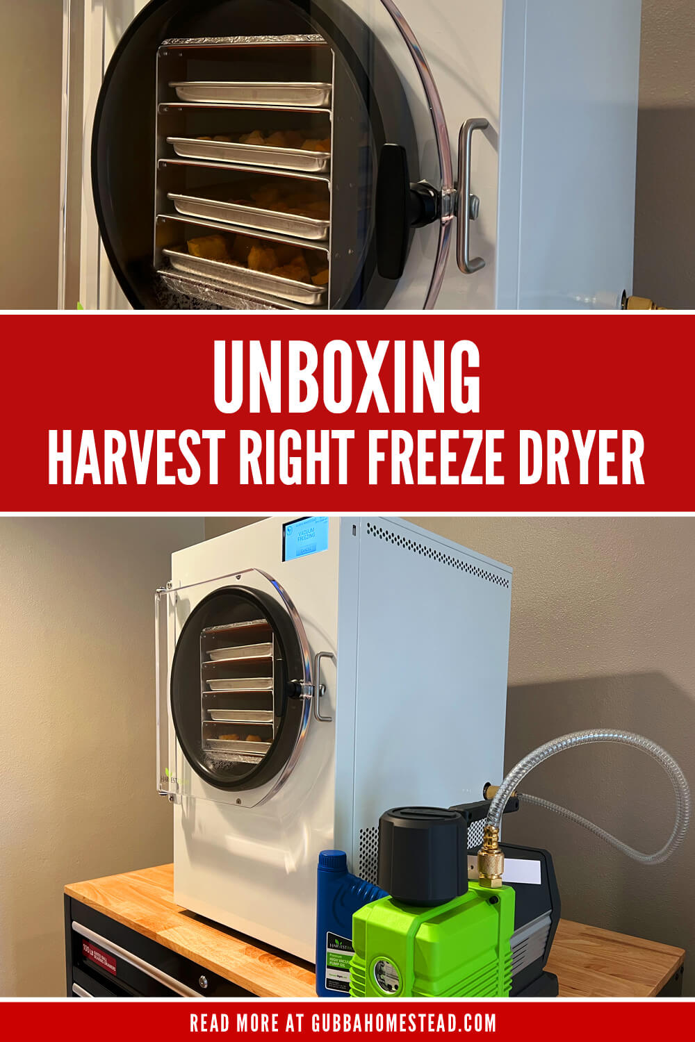 Unboxing Harvest Right Freeze Dryer Gubba Homestead