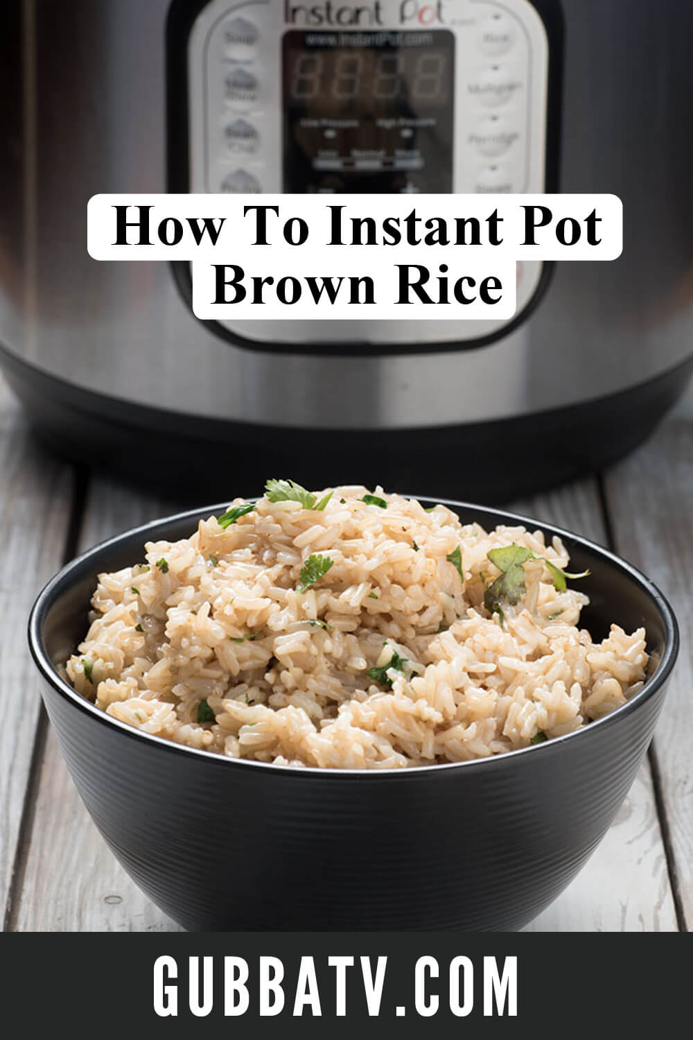 Instant Pot Brown Rice