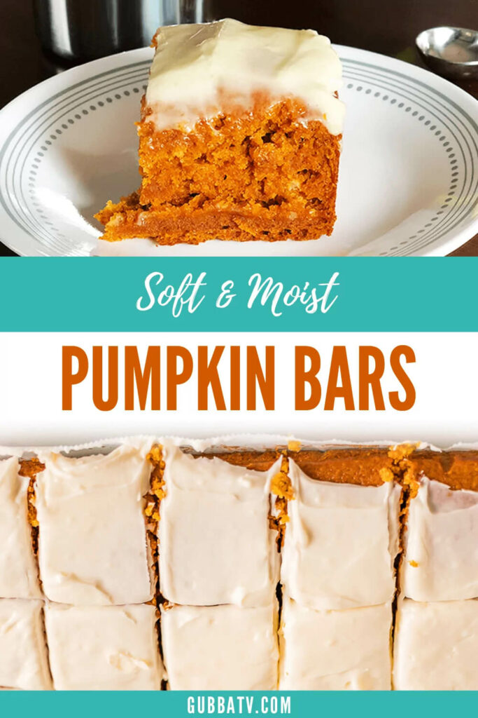 Homemade Pumpkin Bars