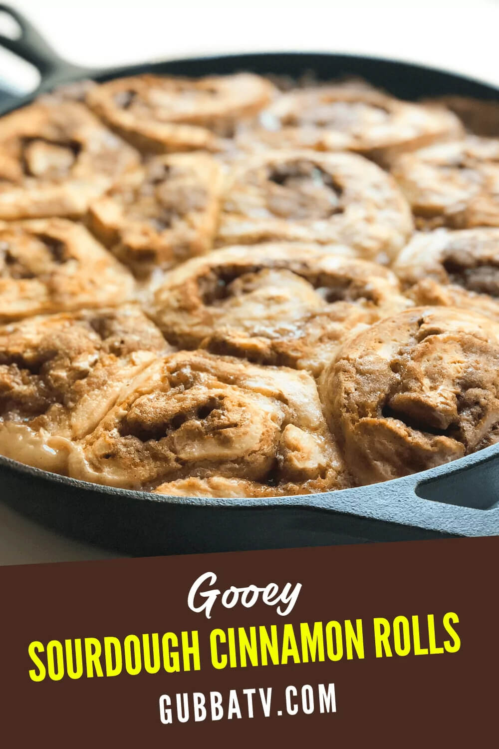 Gooey Sourdough Cinnamon Rolls