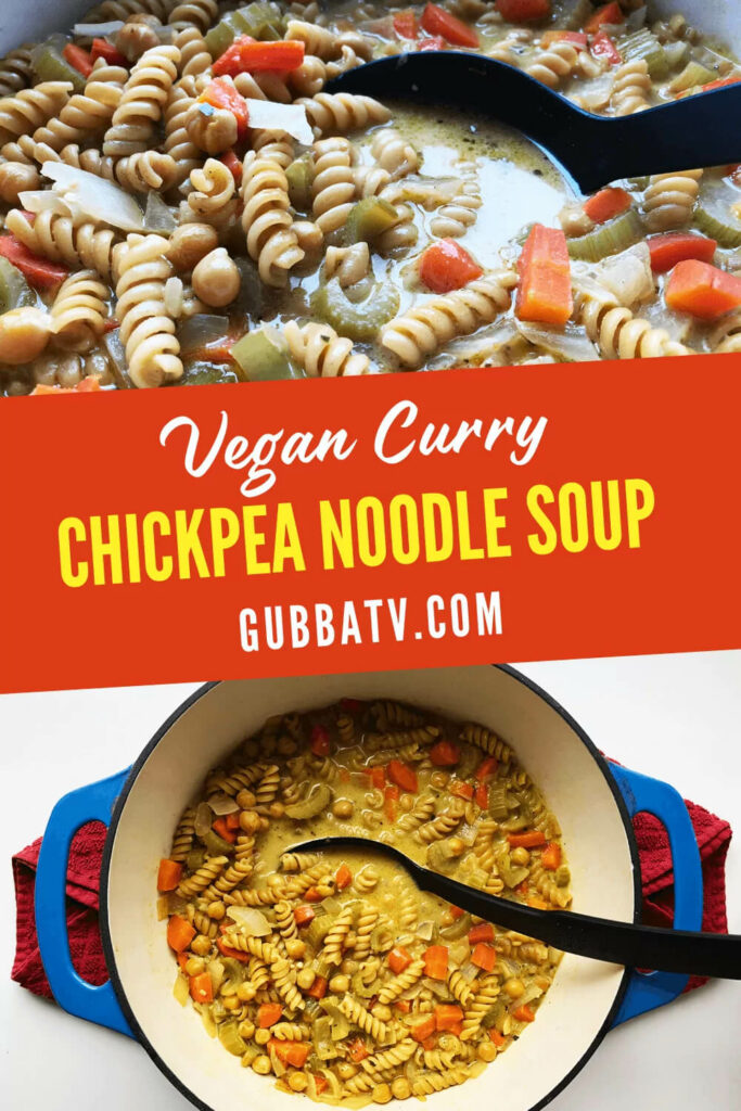 Vegan Curry Chickpea Noodle Soup