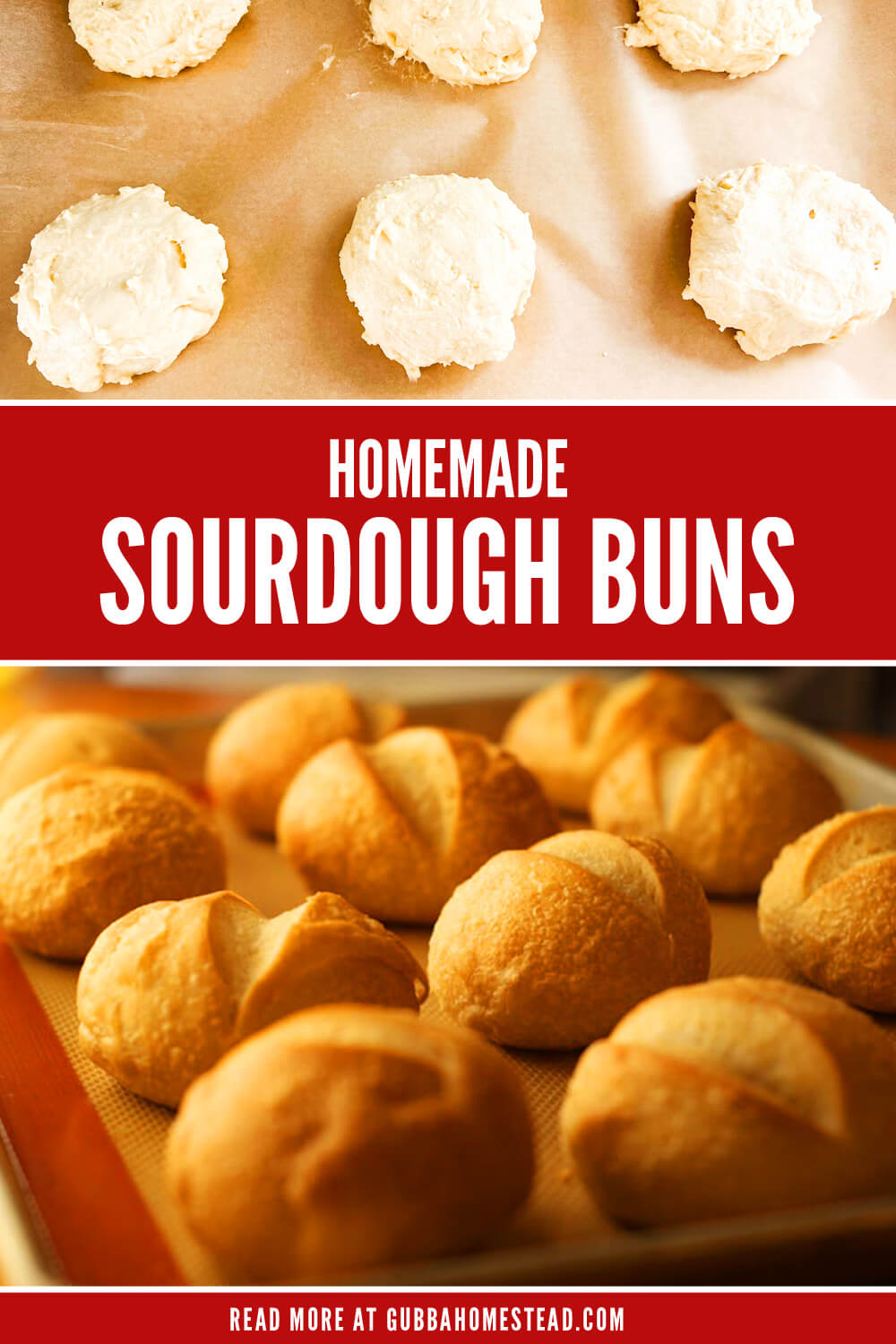 Homemade Sourdough Buns