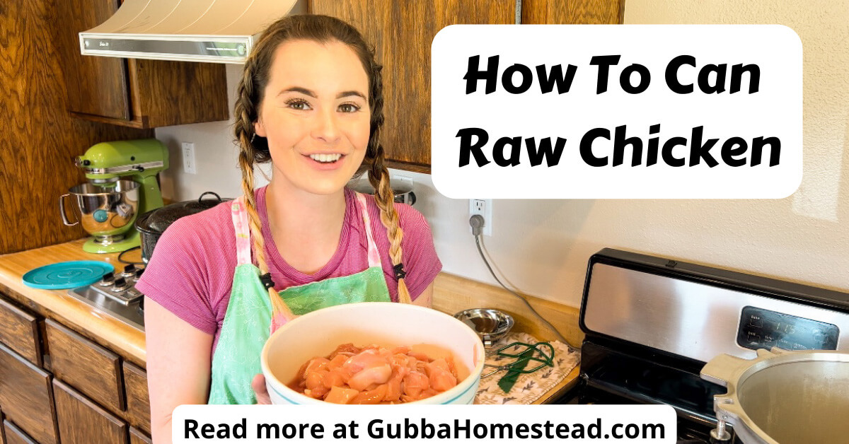 How To Can Raw Chicken Gubba Homestead