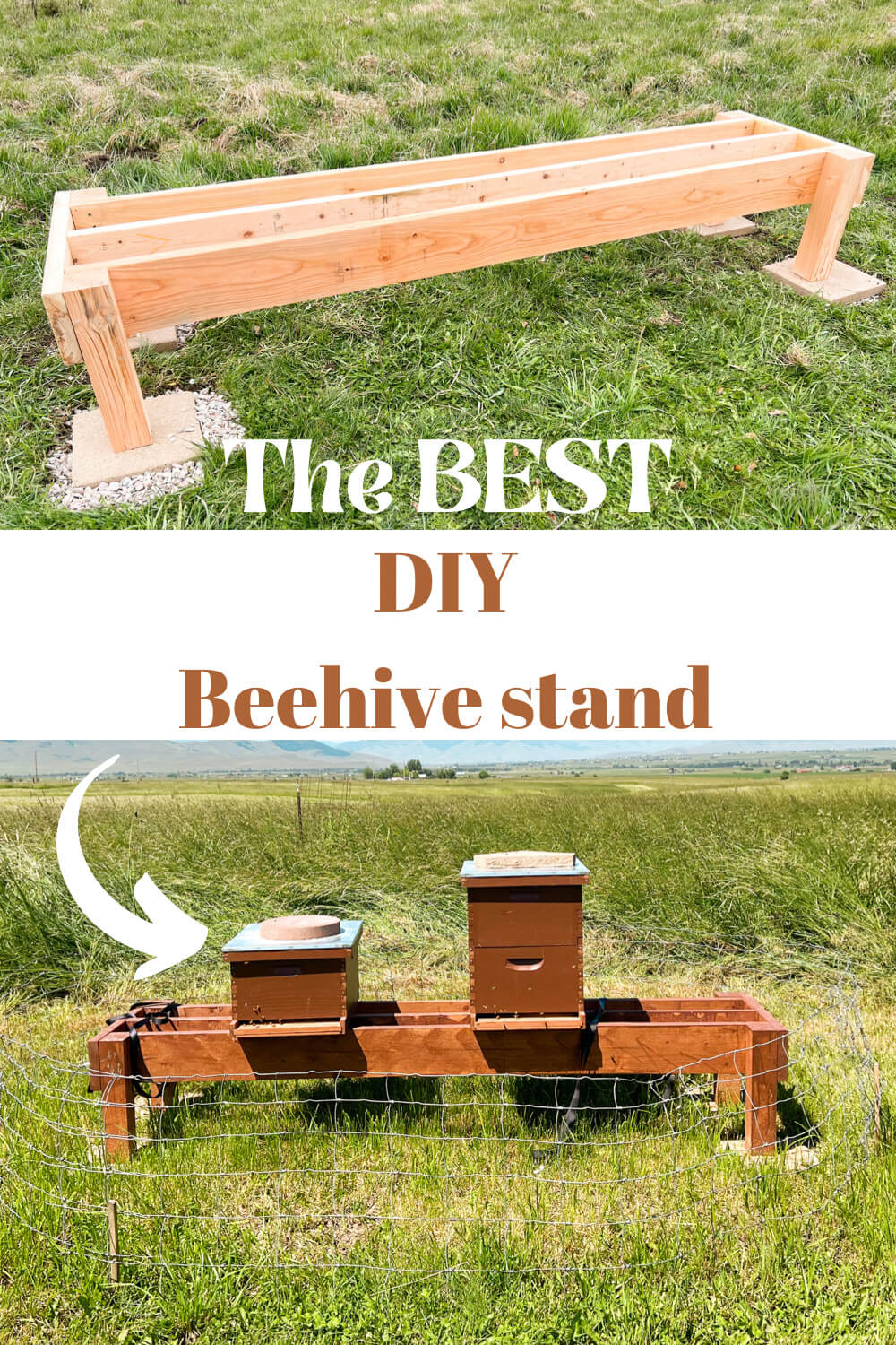 DIY Beehive Stand Gubba Homestead