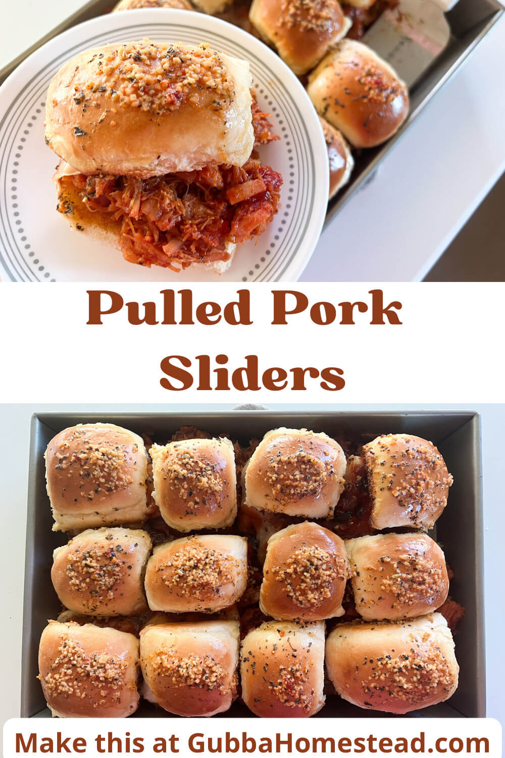 Homemade Pulled Pork Sliders
