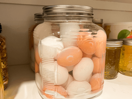 Water Glassing Eggs