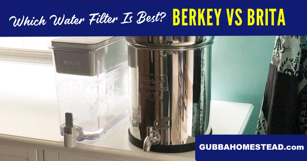Berkey Vs Brita Which Water Filter Is Best? Gubba Homestead