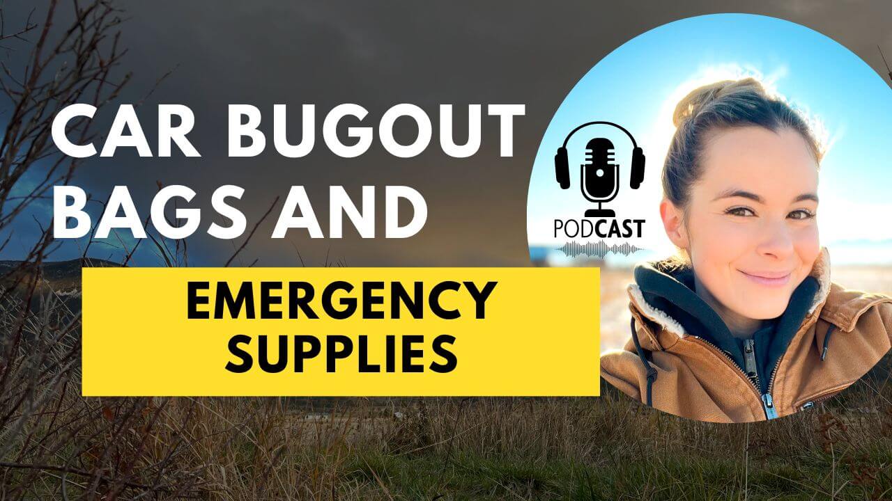 Car Bugout Bags and Emergency Supplies Gubba Homestead