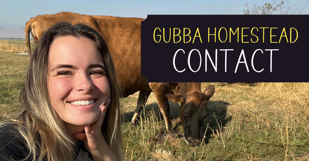 Contact - Gubba Homestead