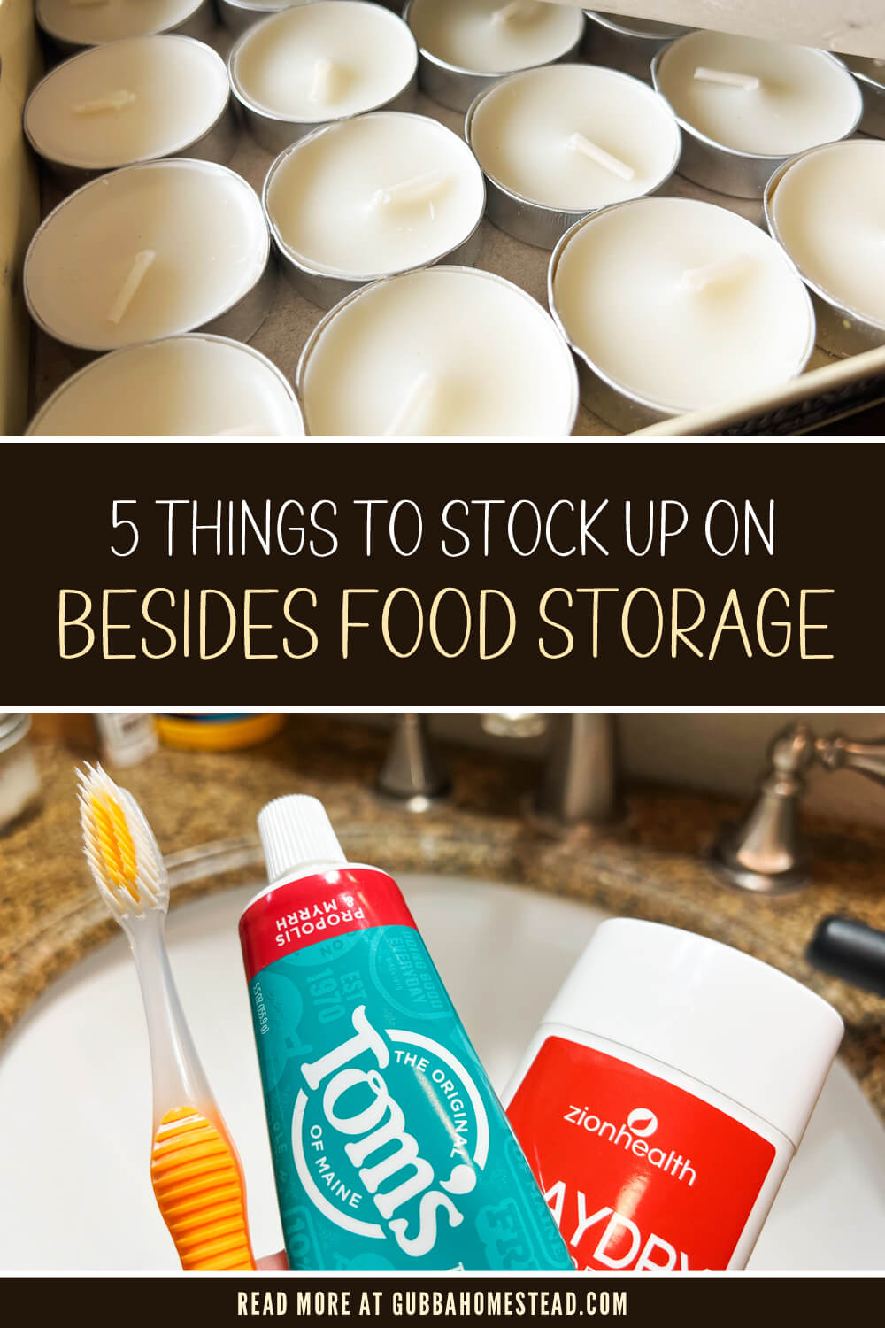5 Things To Stock Up On Besides Food Storage