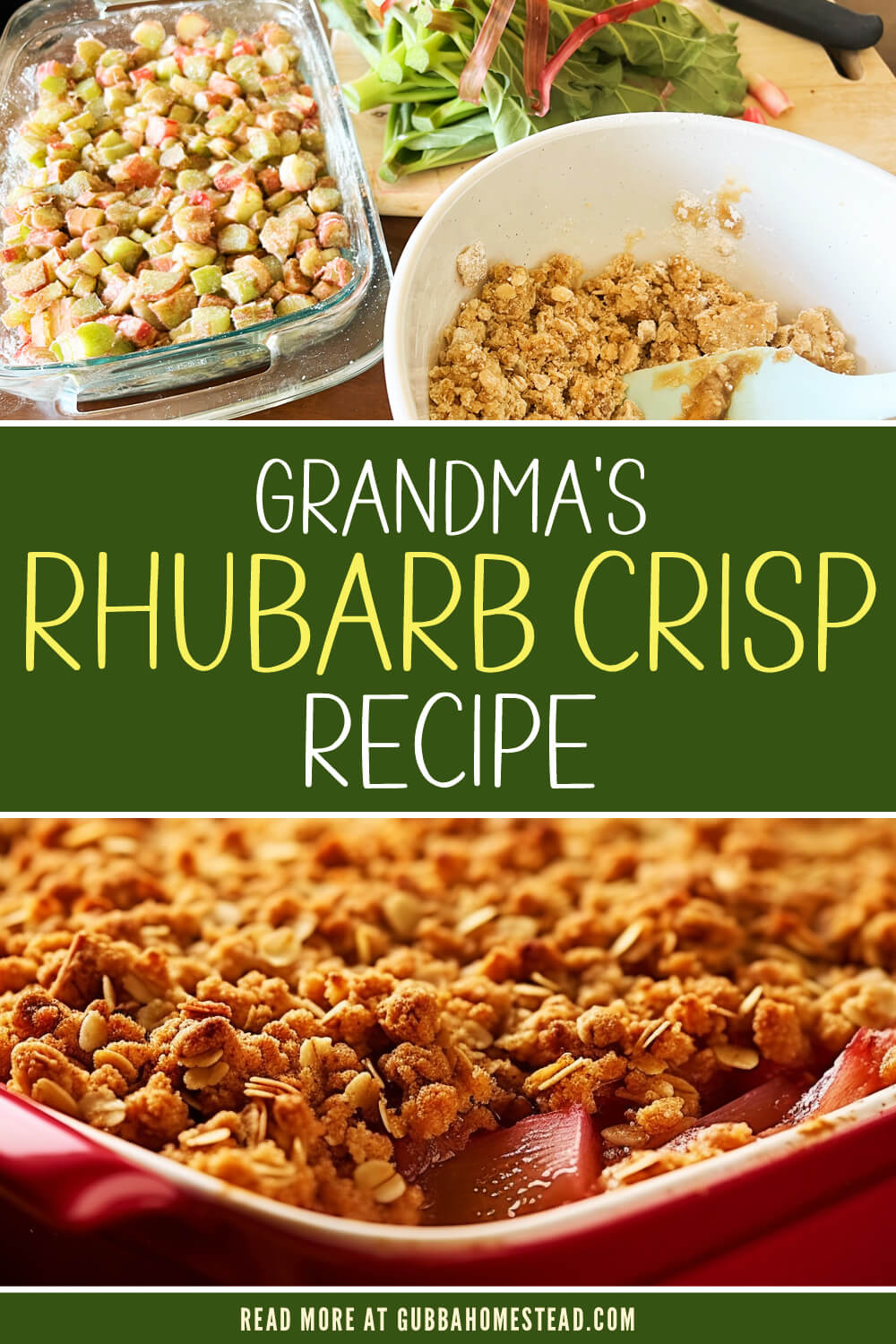 Grandma’s Rhubarb Crisp Recipe: A Delightful Dessert