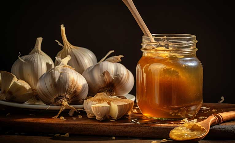 How To Make Fermented Garlic Honey - Gubba Homestead