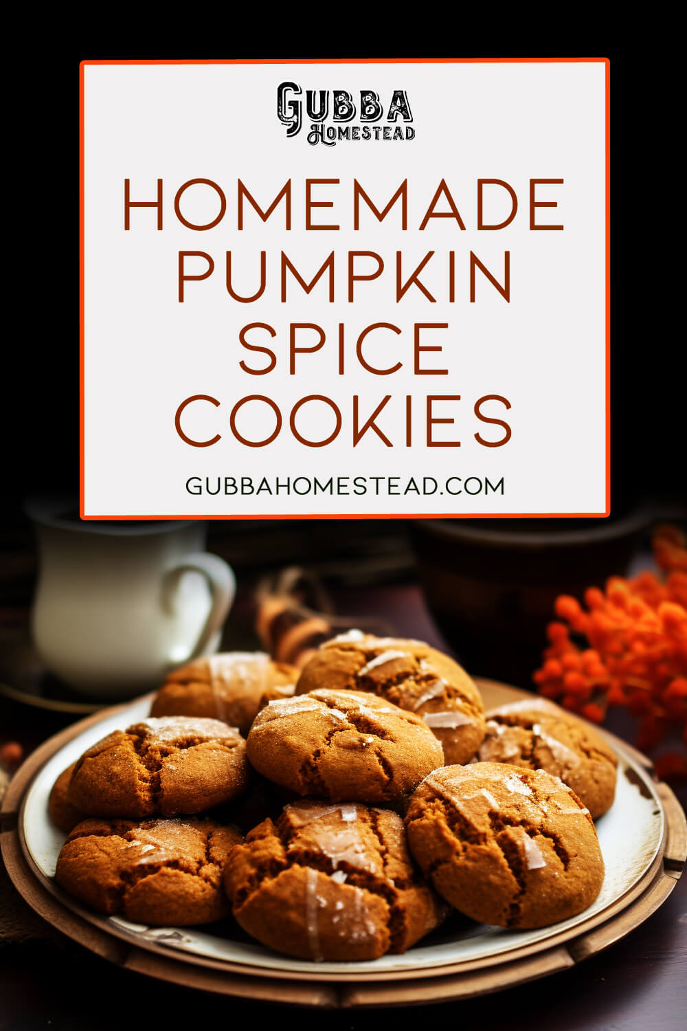 Homemade Pumpkin Spice Cookies