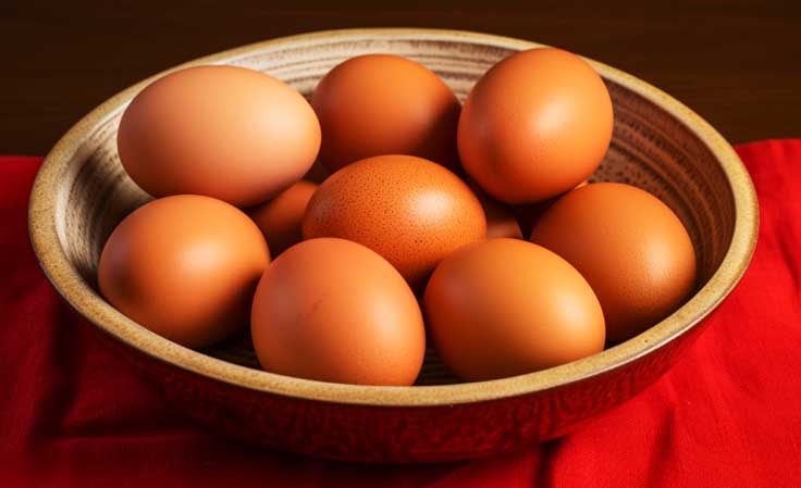 Rhode island red eggs