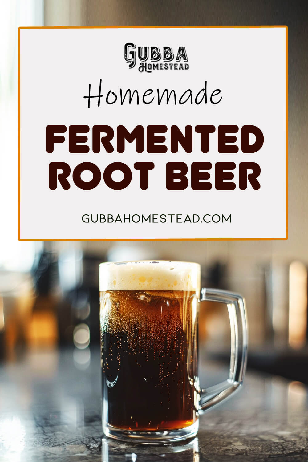 Fermented Homemade Root Beer