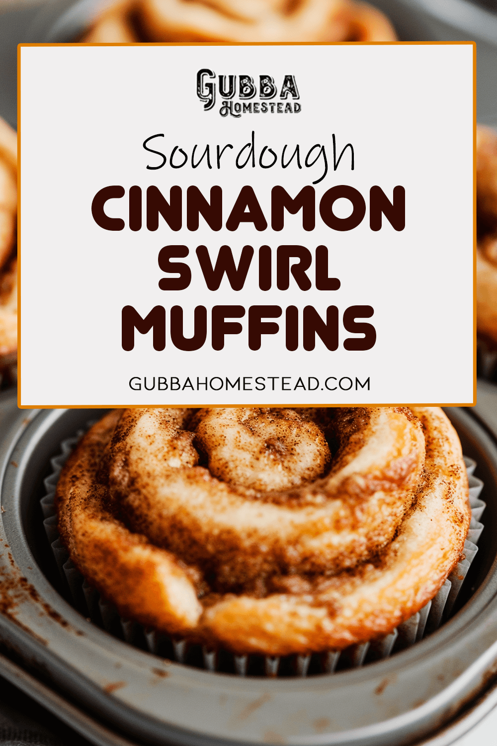 The Best Sourdough Cinnamon Swirl Muffins