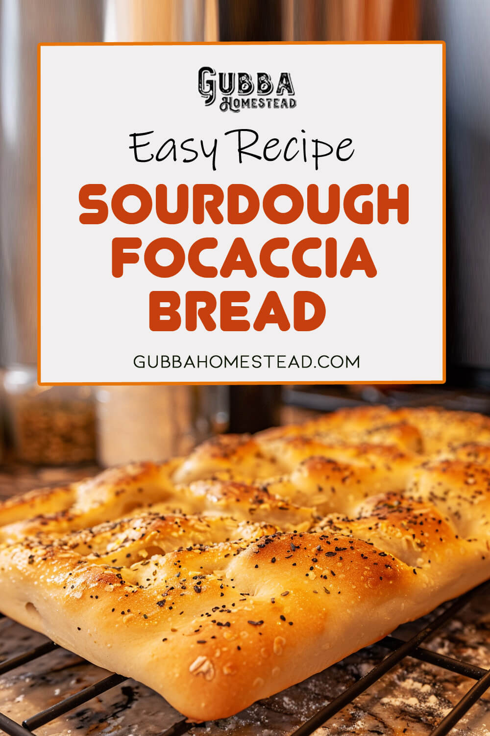 Easy Sourdough Focaccia Bread Recipe