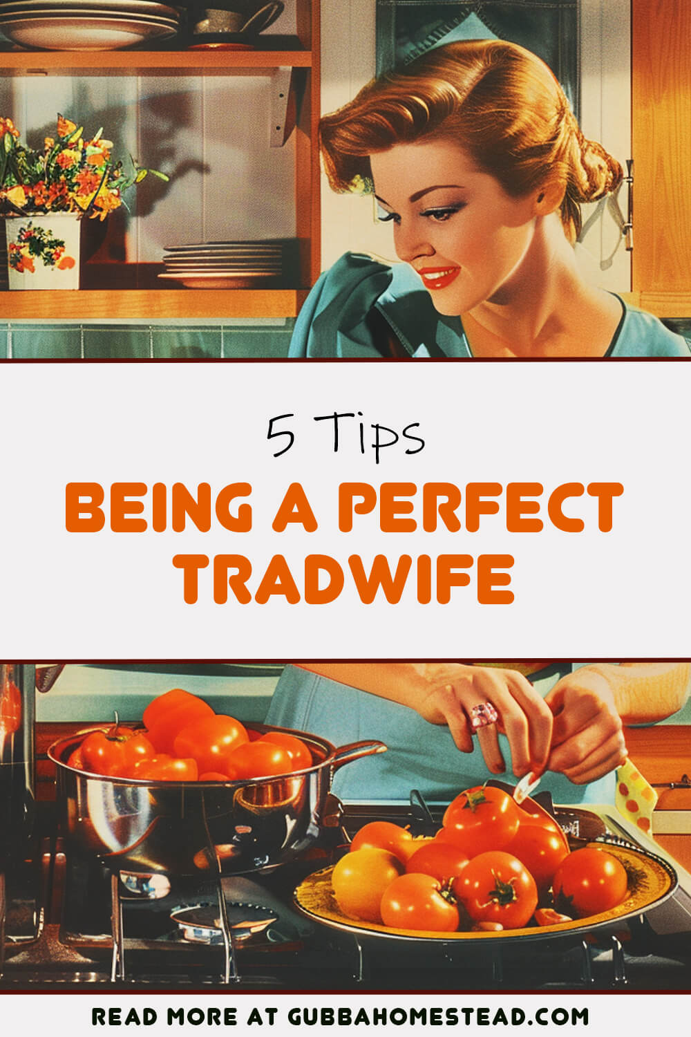 5 Tips To Being A Perfect Tradwife